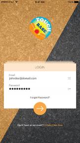 TouchBase screen 3